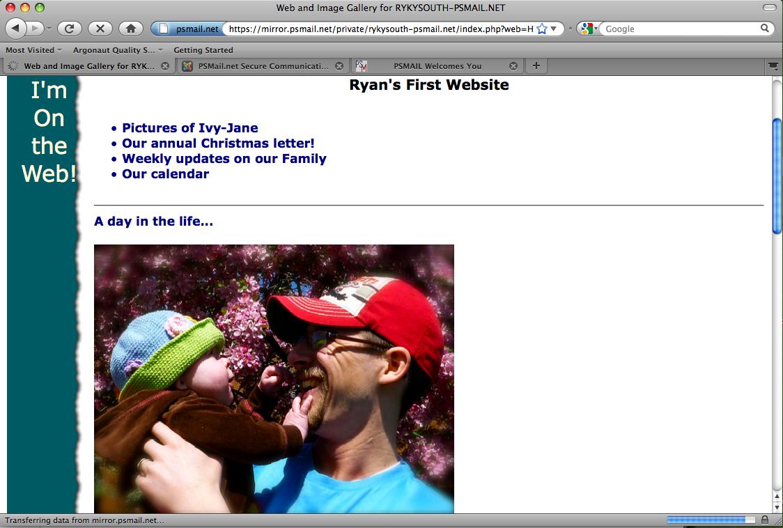 Web page example Web page example